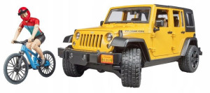 Bruder 02543 Jeep z figurką kolaża