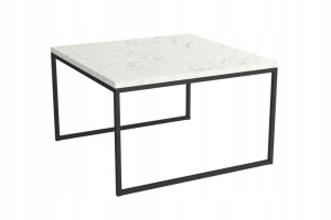 Stolik 70x70 wys 45cm ława UNO marmur czarny