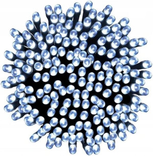 Lampki Choinkowe 300 Led Zew/wew Białe Zimne