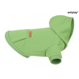 Amiplay Bluza Z Kapturem Dla Psa Texas 25 cm Zielona