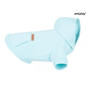 Amiplay Bluza Z Kapturem Dla Psa Texas 50 cm Niebieska