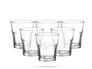 6 szklanek niskich Casablanca 355 ml PASABAHCE