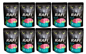 Karma Dla KOTA RAFI CAT TUŃCZYK 10 x 100g