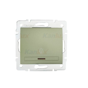 Łącznik zwierny dzwonek z LED DOMO Kanlux 25016