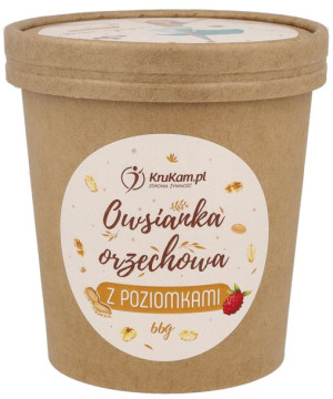 Owsianka orzechowa z poziomkami Marta Gorąca 66 g - Krukam
