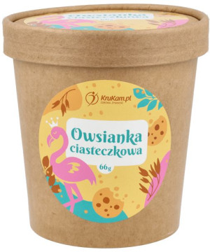 Owsianka ciasteczkowa z ciasteczkami 66 g - Krukam