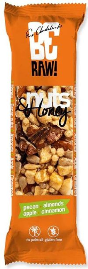 Baton orzechy pekan i miód - Nuts&Honey Bar 30 g - BeRaw! Purella