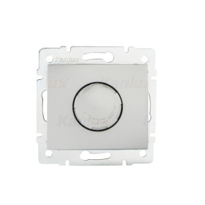 Ściemniacz obrotowy 500W z filtrem DOMO srebrny Kanlux 24846