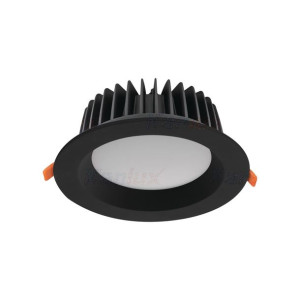 Oczko sufitowe podtynkowe czarne Kanlux LED TIBERI 35671