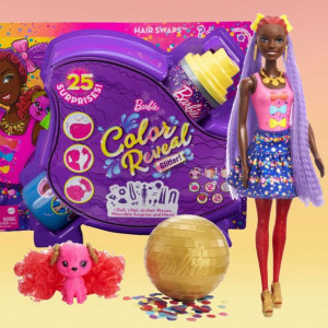 DAMI HBG38 Lalka BARBIE COLOR Imprezowa stylizacja