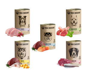 Paka Zwierzaka Mix smaków 5 x 400g