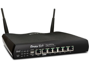 DrayTek Vigor 2927ac - 2x WAN, 50x VPN, WLAN, 25x SSL VPN, 1x port USB