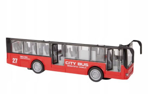 Duży Autobus Zabawka Z Dzwiękiem Napędem Samochód