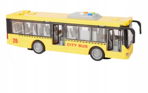 Auto Autobus Miejski Zabawka Z Dzwiękiem I Napędem