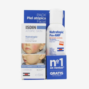 Isdin Nutratopic Krem do twarzy 50ml Zestaw 2 szt.