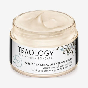 Teaology, Herbata biała, przeciwzmarszczkowy krem do twarzy, 50 ml