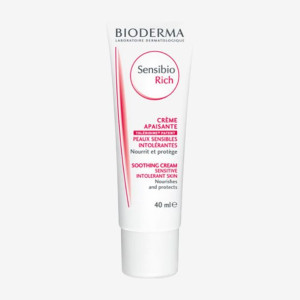 Bioderma, Sensibio Rich, łagodząco-nawilżający krem do twarzy, 40 ml
