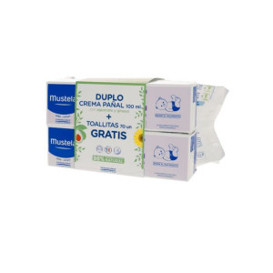 Mustela Duplo Krem balsam 100ml + chusteczki 70 sztuk