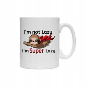 Kubek leniwiec Im super lazy