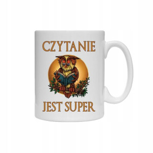 Kubek dla miłośnika książek Czytanie jest super
