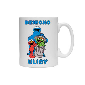 Kubek ulica sezamkowa dziecko ulicy