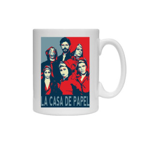Kubek dom z papieru la casa de papel Bella Ciao