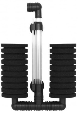 Aqua Nova Filtr Gąbkowy NSF-200L Podwójny Do Akwarium 200L