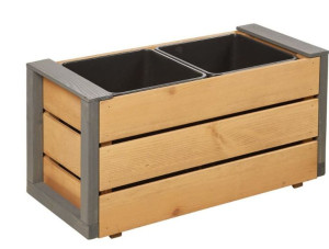 DONICZKA Modena 62x27x31cm Z DREWNA Brązowa 22L