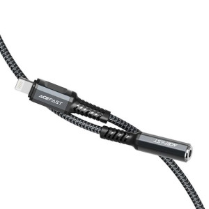 Acefast kabel audio do Lightning 8-pin Jack 3,5mm damski MFI ze stopu alumi