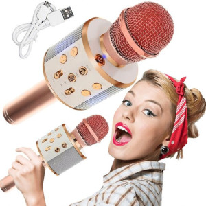 Mikrofon Bezprzewodowy Karaoke Bluetooth Dl Dzieci