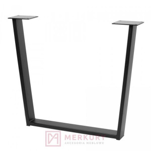 Metalowe nogi do stołu 71x82 cm U profil 80x20