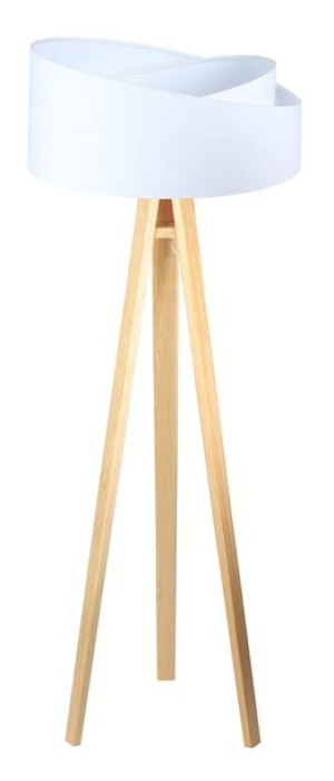 Lampa stojąca biało biała Candy
