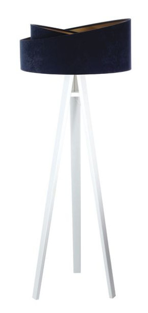 Lampa stojąca granatowy złoty Lega