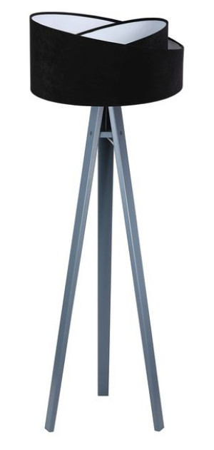 Lampa stojąca  czarno biała Viviana