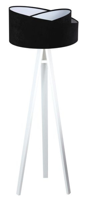 Lampa stojąca  czarno biała Viviana