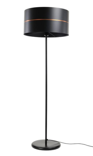 Lampa podłogowa czarna Bolo