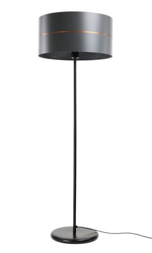 Lampa podłogowa szara Olimp