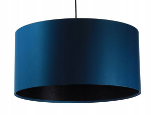 Lampa wisząca granatowa z pięknym wnętrzem Inguma