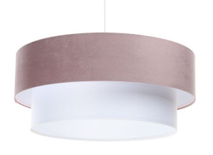 Lampa wisząca różowo biała Amanda