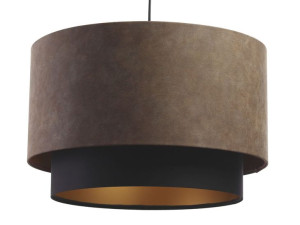 Lampa wisząca brązowy czarny złoty Elodia