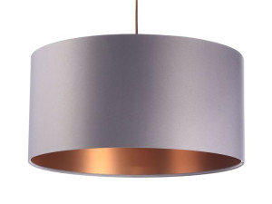 Lampa wisząca szaro miedziana Santia