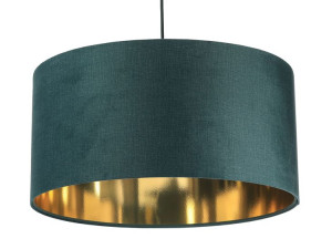  Lampa wisząca aksamit zielono złota Olena