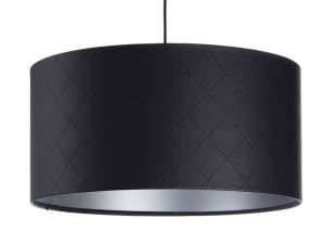Lampa wisząca czarna pikowana w romby Mokai