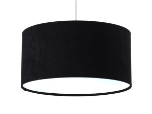 Lampa wisząca abażur czarno biała Gloria
