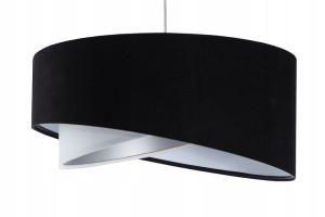 Lampa wisząca czarno biała mix Nadia