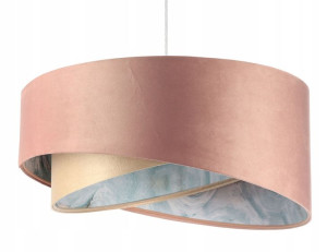 Lampa abażur asymetria wielokolorowy Leticia
