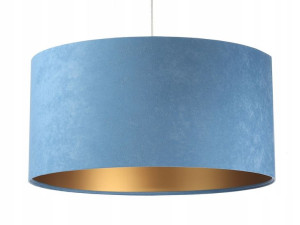 Abażur lampa wisząca niebiesko złota Angarika