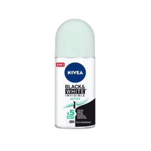 Nivea Black & White Invisible Active Dezodorant Roll On 50ml