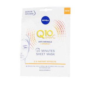 Nivea Q10+Witamina C Przeciwzmarszczkowa energetyzująca maseczka do twarzy