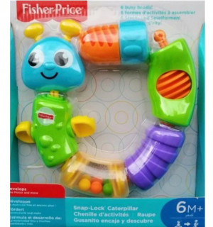 Fisher Price Gąsienica Składana Z Klocków W9834